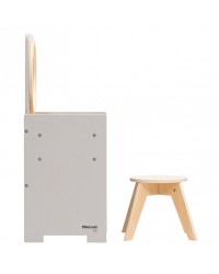 Toucador com Gaveta, Espelho e Banco