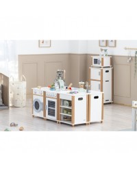 Ilha de Cozinha de Madeira - 6 partes