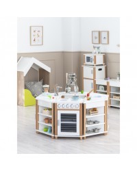 Ilha de Cozinha de Madeira - 8 partes