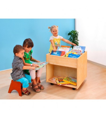 Biblioteca Móvel - Móvel com Rodas