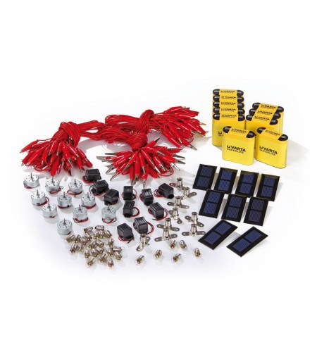 Kit Montagem de Circuitos Simples - 128 Peças