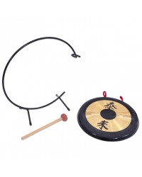 Gongo de Mesa com Suporte Metálico