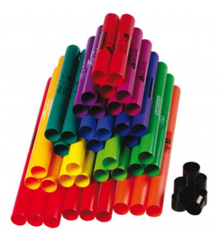 Boomwhackers - 39 Tubos Musicais s/ Caixa de Arrumação