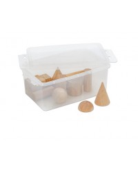 Sólidos Geométricos de Madeira - 12 sólidos