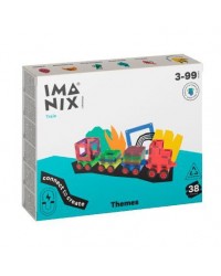 Imanix Comboio com Carruagens - 38 peças