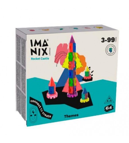 Imanix Rocket Castelo - 64 peças