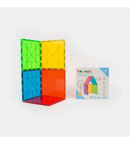 Imanix - Set de 5 Quadrados Grandes