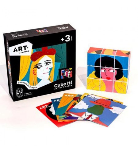Imanix Art Cube it – Artists Faces - 9 peças