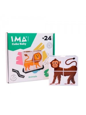 Imanix Cube Baby Animais - 4 peças