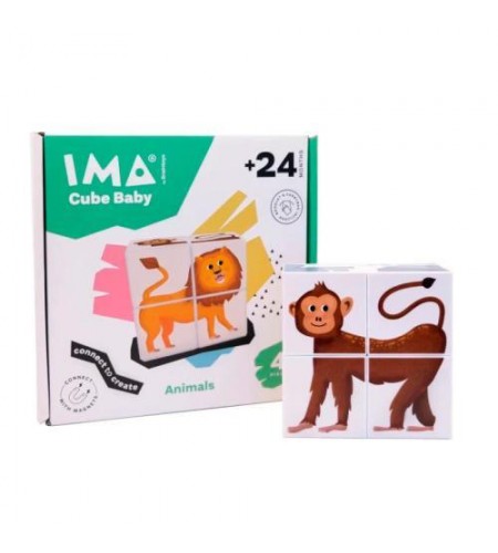 Imanix Cube Baby Animais - 4 peças