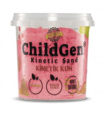 Areia Cinética 100% Natural - 500 Gr - Rosa