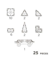 Peças Magnéticas - Wheels Pack Intense - 25 Peças