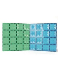 Peças Magnéticas - Big Plates Blue Green - 2 Peças