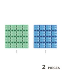 Peças Magnéticas - Big Plates Blue Green - 2 Peças