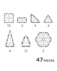 Peças Magnéticas - Curved Dome Pack Intense - 47 Peças