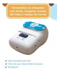 Impressora de Bolso - Printer Colibri - Etiquetas