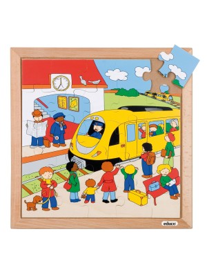 Puzzle Madeira Estação de Comboios - 25 peças