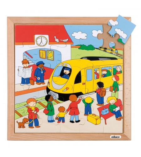 Puzzle Madeira Estação de Comboios - 25 peças