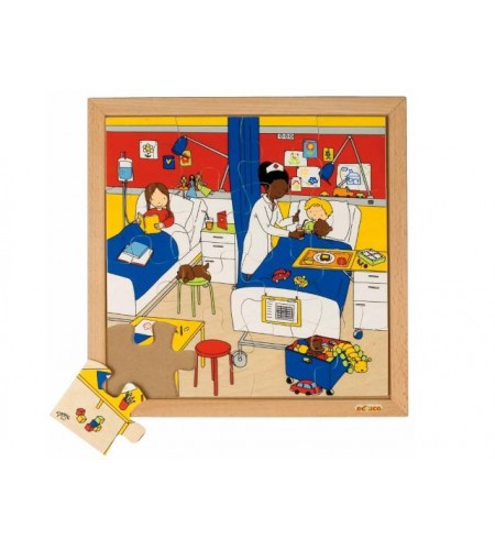 Puzzle Madeira Saúde Hospital - 16 Peças