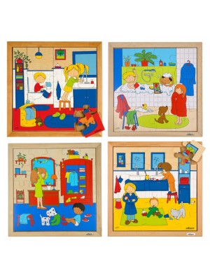Conjunto de Puzzles "Higiene" - 4 Puzzles