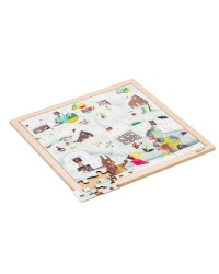 Puzzle Madeira Clima Extremo - Neve - 64 Peças