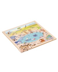 Puzzle Madeira Habitats - Savana - 49 peças
