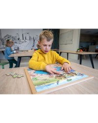 Puzzle Madeira Habitats - Savana - 49 peças