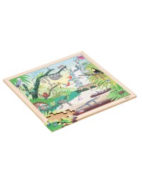 Puzzle Madeira Habitats - Floresta Tropical - 49 peças