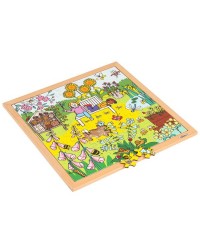 Conjunto de 4 Puzzles - Cuidar do Clima - 100 peças