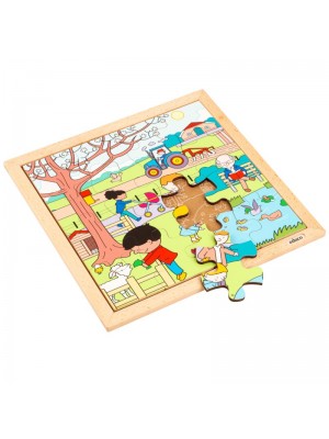 Puzzle Madeira Estações do Ano - Primavera - 16 Peças