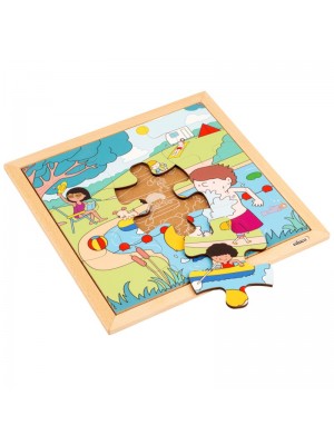 Puzzle Madeira Estações do Ano - Verão - 9 Peças