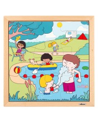 Puzzle Madeira Estações do Ano - Verão - 9 Peças