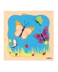 Puzzle Progressivo 4 Camadas Borboleta - 31 peças