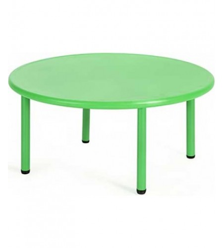 MESA CIRCULAR EM POLIPROPILENO 115 cm (DIÂMETRO) - Verde