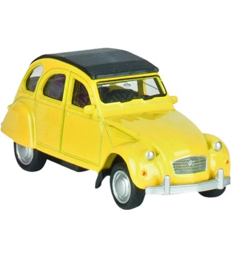 Citroen 2CV Miniatura 1:60 - Amarelo