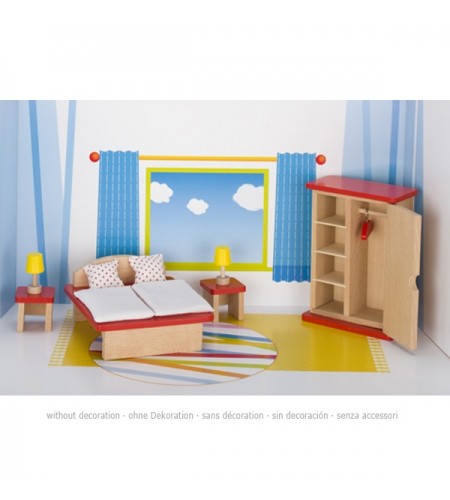 MÓVEIS QUARTO BÁSICO -  CASA DE BONECAS