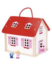 CASA DE BONECAS COM ACESSÓRIOS