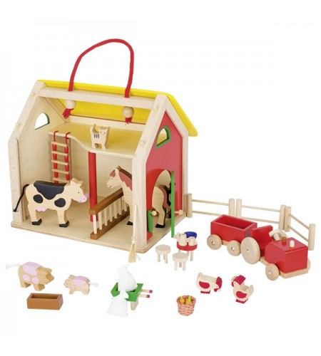 CASA DE MADEIRA COM ACESSÓRIOS - QUINTA