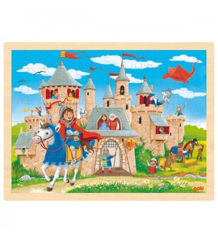 Puzzle Madeira Castelo dos Cavaleiros - 96 peças