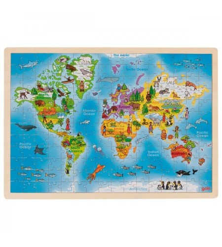 Puzzle Madeira O Mundo - 192 peças