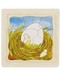 PUZZLE DE MADEIRA - GALINHA