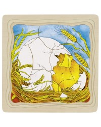 PUZZLE DE MADEIRA - GALINHA