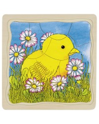 PUZZLE DE MADEIRA - GALINHA