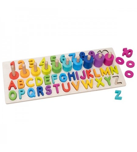 Puzzle Alfanumérico - 91 Peças