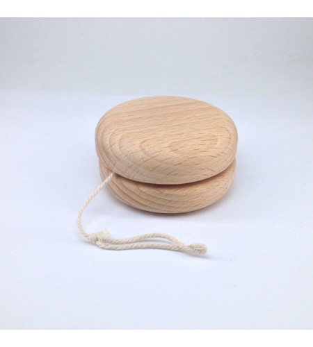 Yo-yo de madeira natural