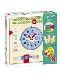 Relógio Calendário de Madeira Personalizável Grande