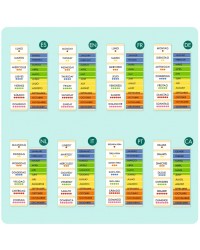 Relógio Calendário de Madeira Personalizável Grande