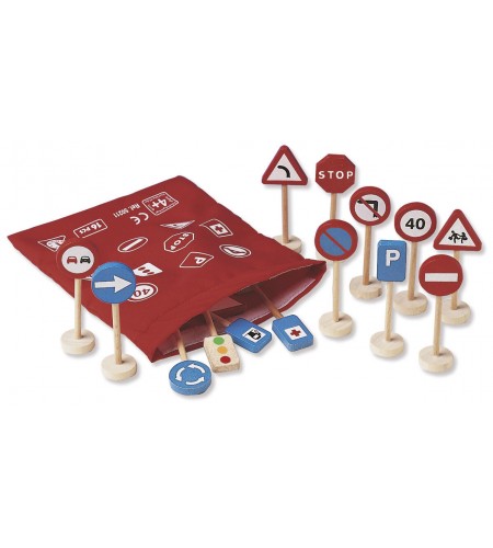 Sinais de Trânsito - 16 peças