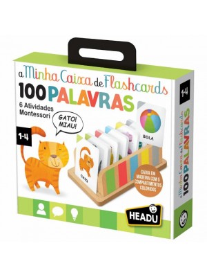 A Minha Caixa de Flashcards: 100 Palavras – Montessori