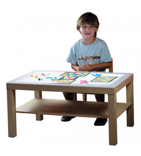 MESA DE LUZ COM BATERIA RECARREGÁVEL E COMANDO